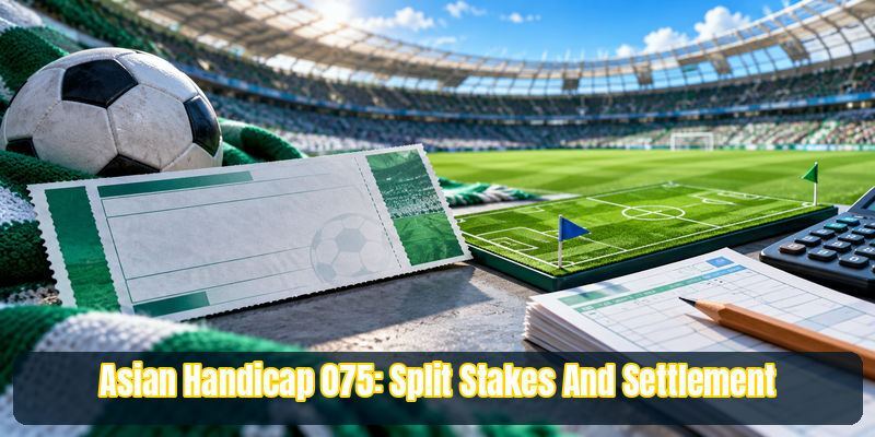 Asian Handicap 0.75: Split Stakes And Settlement